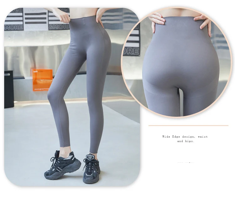 BIVIGAOS Micro-Pressed Butt Lifter Leggings Women 5D Slim Spring Autumn High Waist Fitness Push Up Leggings Sport Shark Pants