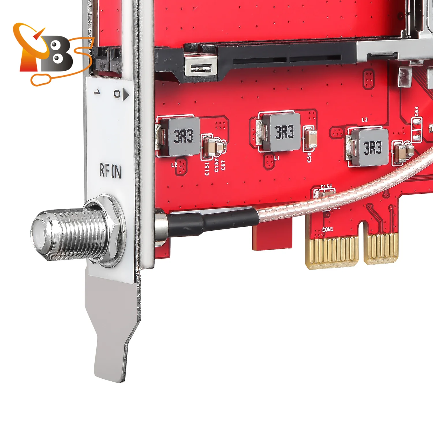 TBS6290SE DVB-T2/T/C(J.83A/B/C)/ISDB-T/C/ATSC1.0 موالف مزدوج بطاقة CI PCIe مشفرة استقبال التلفزيون