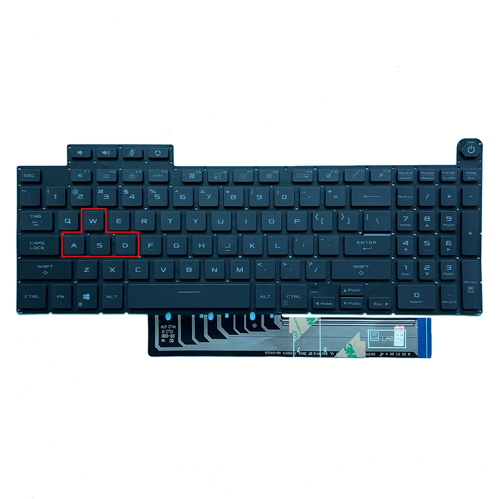 New US Russian RGB Backlit Keyboard For ASUS TUF Gaming FX507 FX507ZE FX507ZM FX507ZR FX507ZC FX517 FA507 FA507R GA507 RU