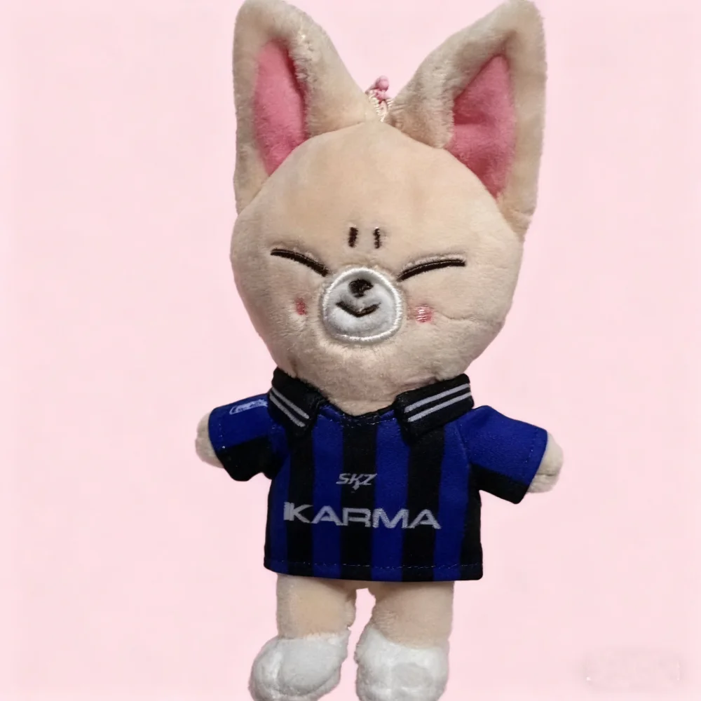 Novo chaveiro de pelúcia fofo do grupo de KPOP Stray Kids, estrela da música coreana, álbum KARMA, 10 cm, da SKZOO, presente.
