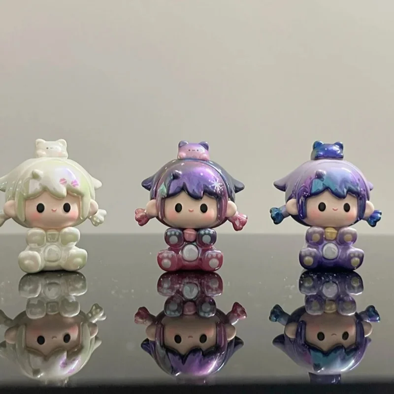 جديد Uu Youyou First Gener and Little Meow سلسلة وقت السفر حقيبة أعمى صغيرة المد اللعب Q نسخة تحصيل نموذج سطح المكتب هدية