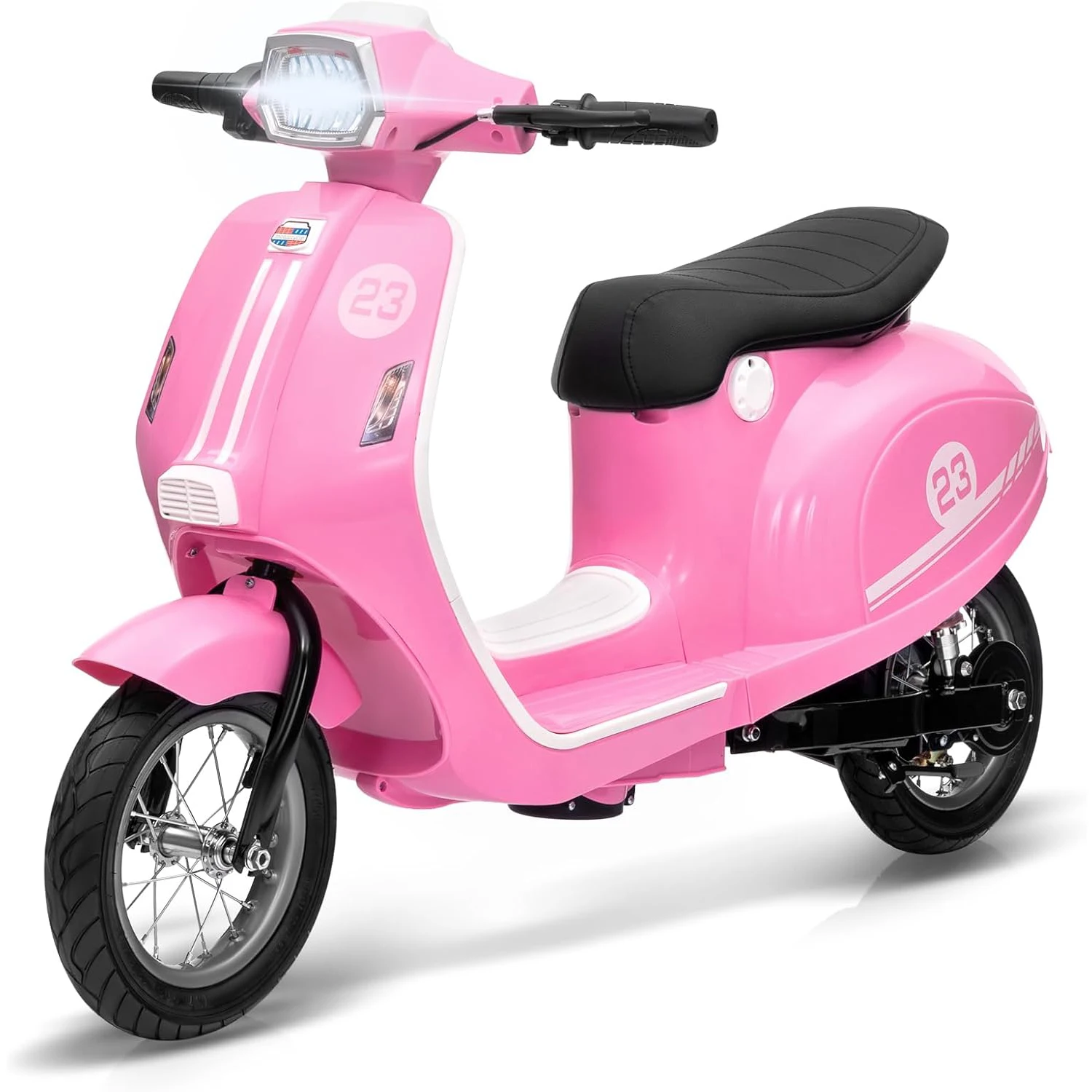 Moto pour enfants, jouets pour enfants, 24 V, 350 W, sièges électriques, Max 14 MPH, lumières LED étanches pour âgés de 8 à 12 ans, Max 59.9 kg