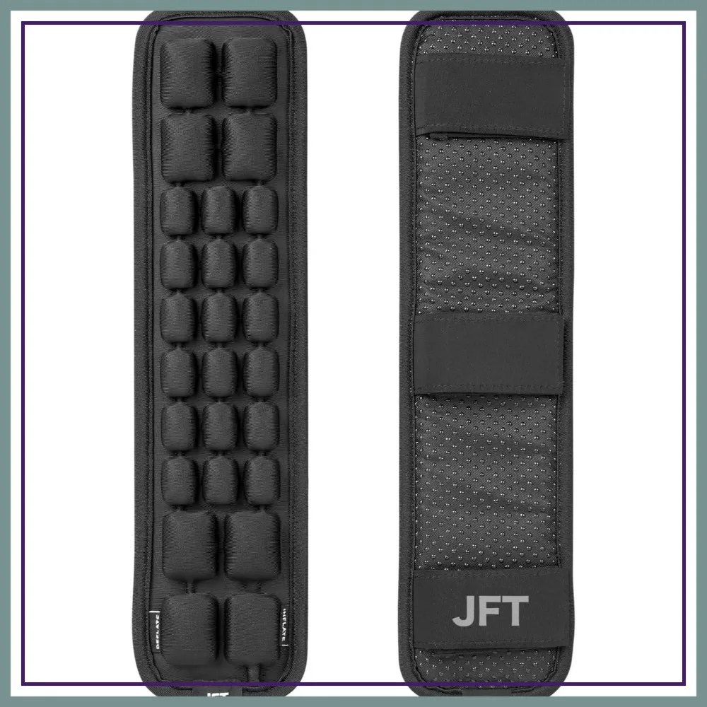 

Adjustable Air Cushion Shoulder Strap Pad 2-Pack Black for Backpacks