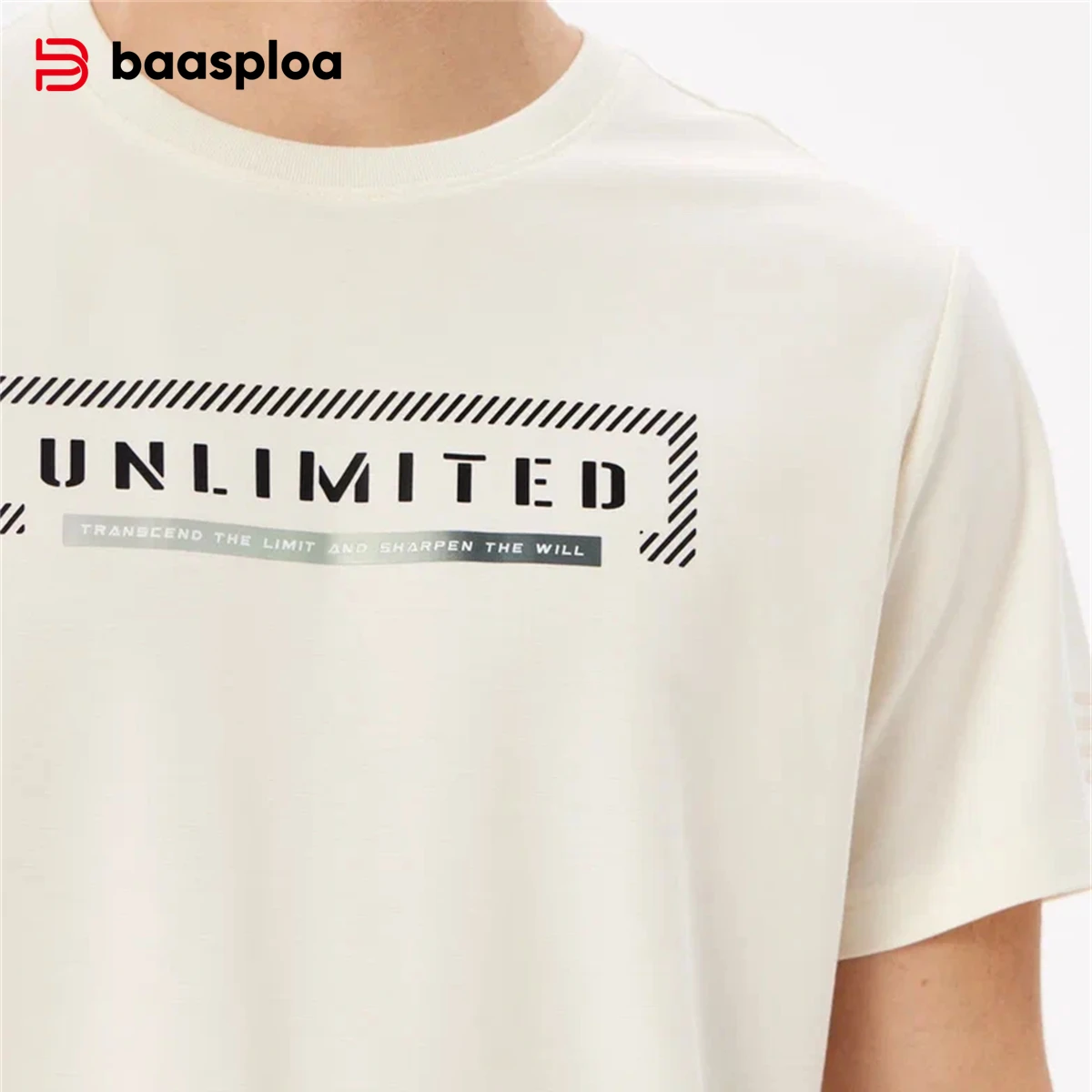 Baasploa Men Quick-Drying Sports T-Shirt Summer Solid Soft Breathable Fitness Shirt Male Casual Training Running Shirts Clothing