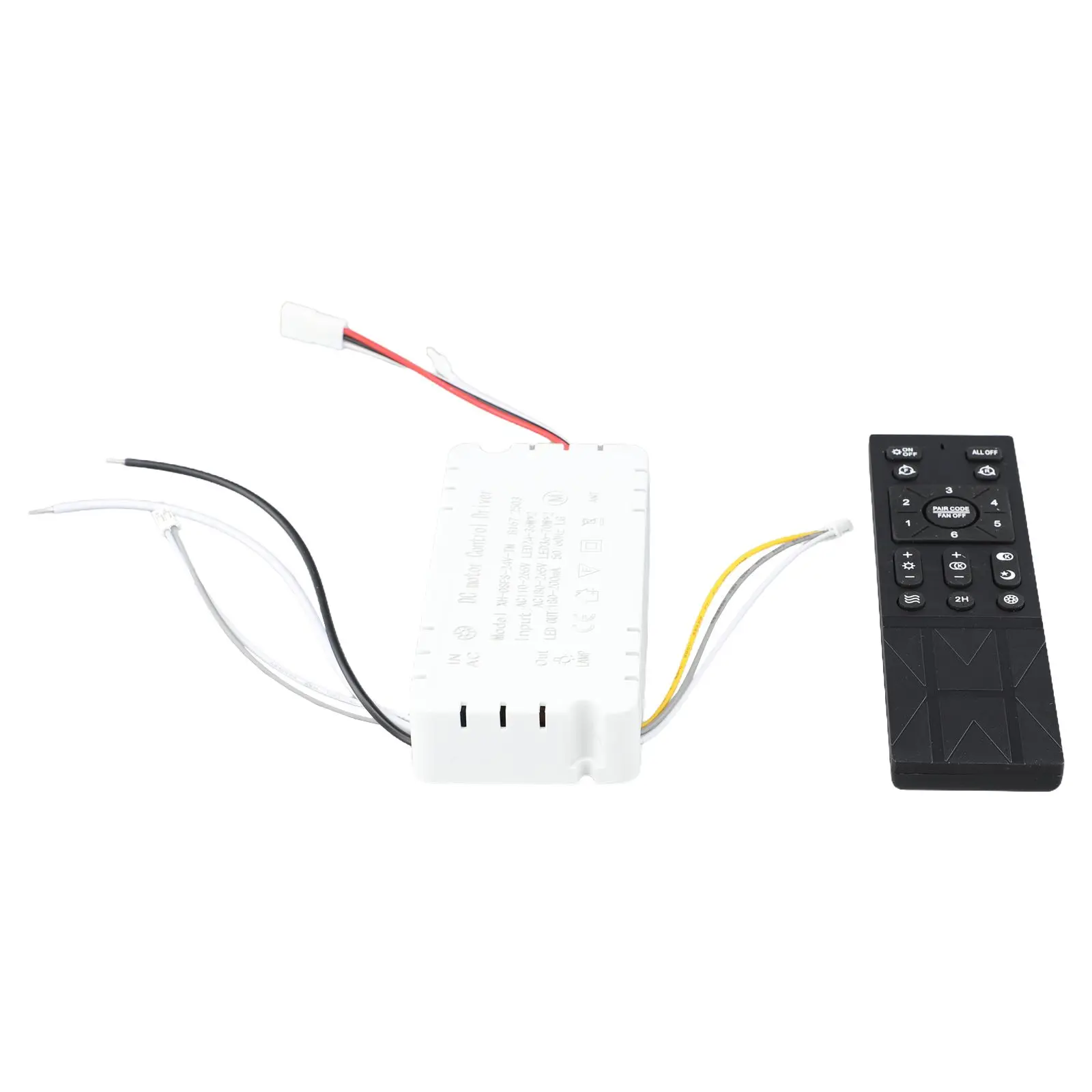 

Battery Monitor Remote Variable Speed Control Home Automation User-Friendly Design 6-Speed Fan Settings AC Voltage Compatibility