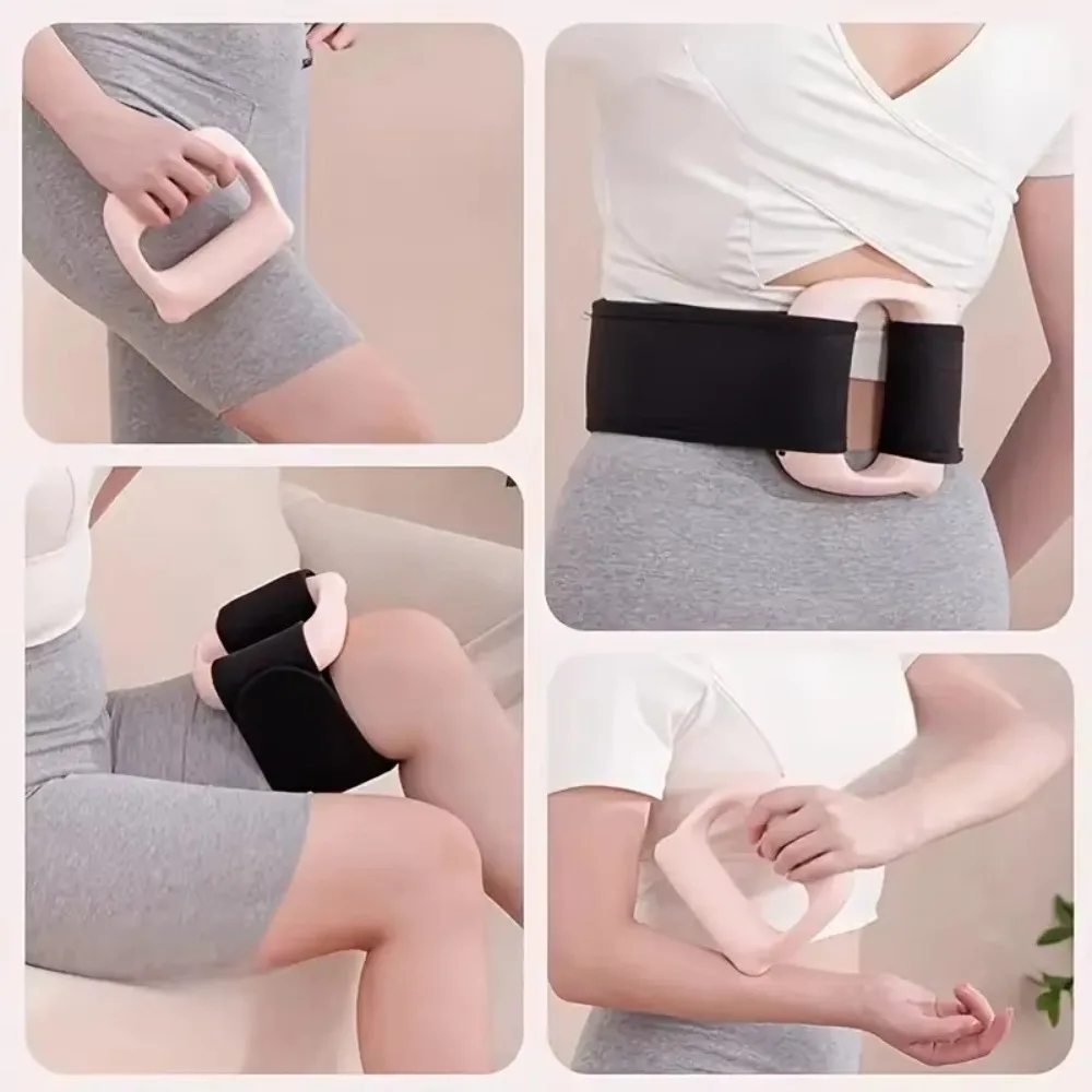 Portable USB Waist Massager Vibration Charging Fascia Massager Electric With Belt Fascia Ring