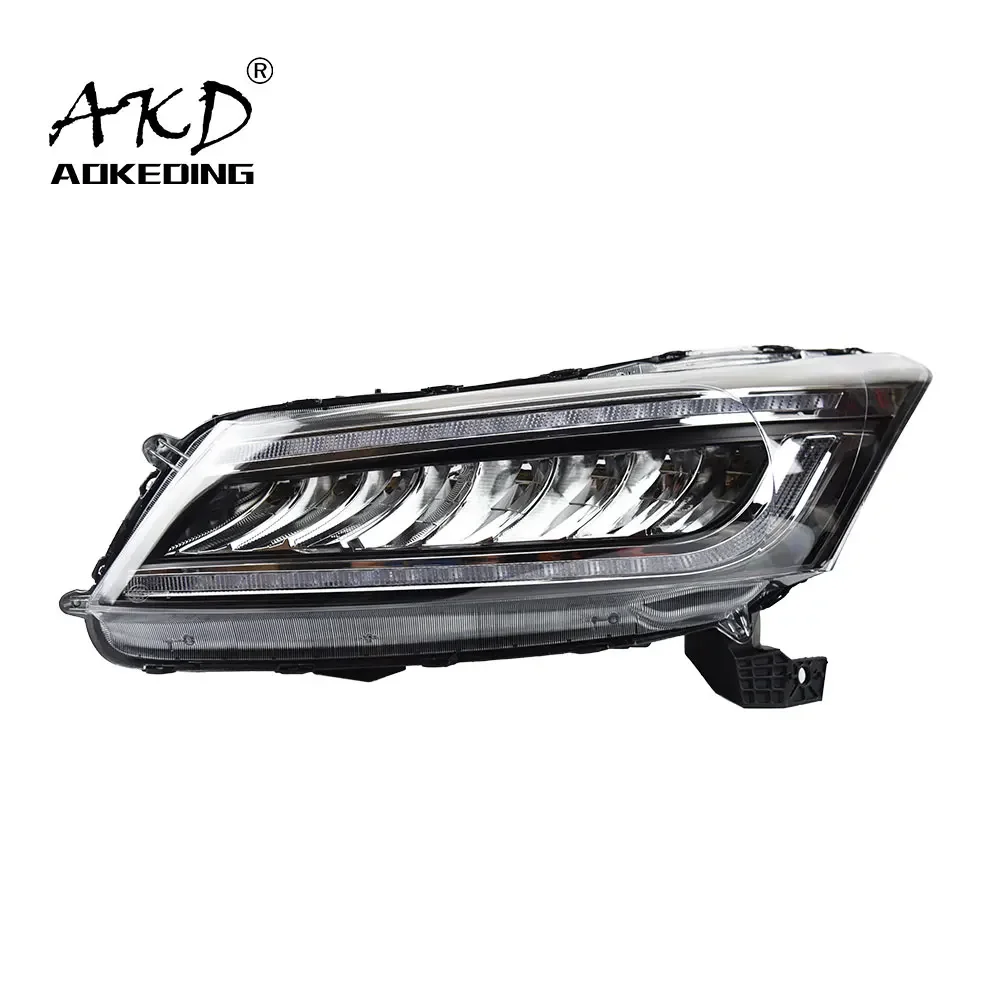 Car Styling Head Lamp For Accord Headlights 2008-2012 Led Headlight Fog Lights Day running light H7 LED Car Accessories