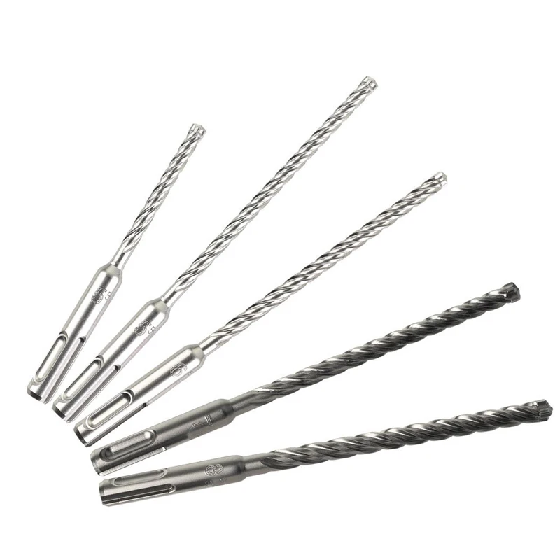 MILWAUKEE 4932352835 SDS+ PLUS MX4 Durable Hard Alloy Cutting Head DRILL BIT SET X5 PCS