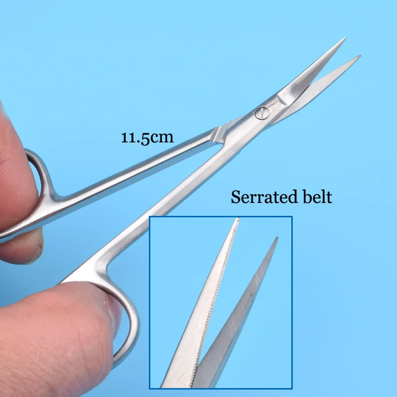 Nose comprehensive beauty tools Nose plastic instruments double eyelid bending scissors express fine round nose scissors