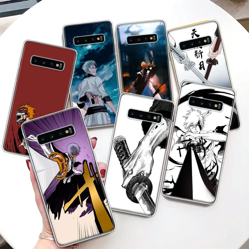 Japanese Anime Bleach Coque Phone Case For Samsung Galaxy S24 S23 Ultra S22 S21 S20 FE S10 Plus S10E S9 S8 + Lite Soft Cover