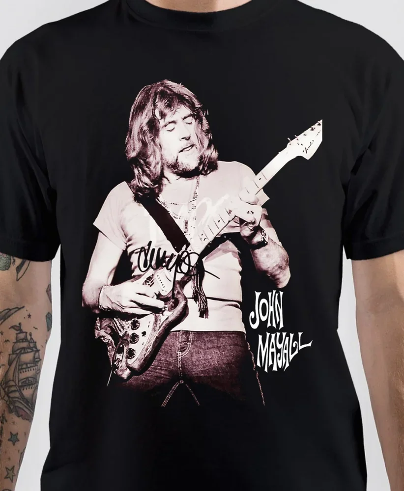 

John Mayall black T-Shirt Cotton Unisex All sizes S to 45XL TA5583