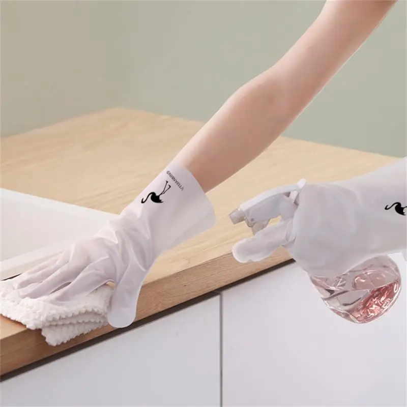 Waterproof Dishwashing Gloves Wear-resistant Durable Flexible Oil-proof Healthy Material Latex Gloves For Cleaning Lasting Soft