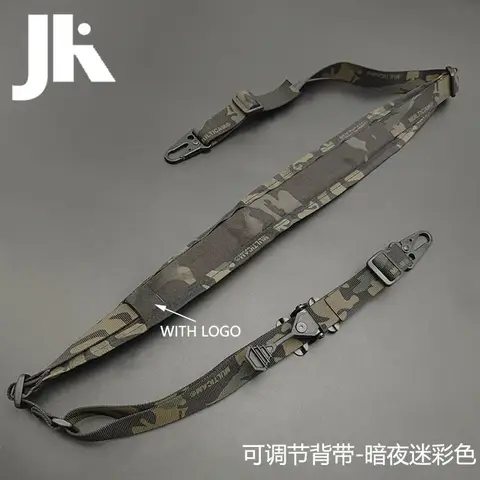 Tactical QD Quick Release Sling Strap Airsoft 2 Points Adjustable Rifle Nylon Strap Outdoor Hunting Weapons Accessories