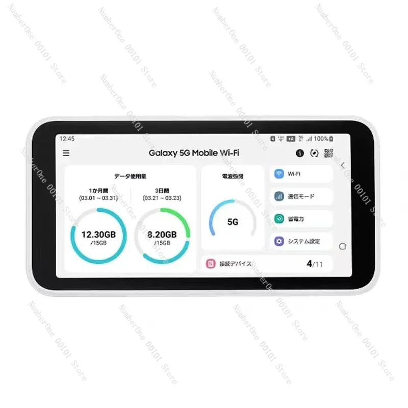 SCR01 5G Pocket WiFi Router, Mobile Hotspot with Firewall VPN WEP Encryption, Max 1000Mbps LAN for SOHO