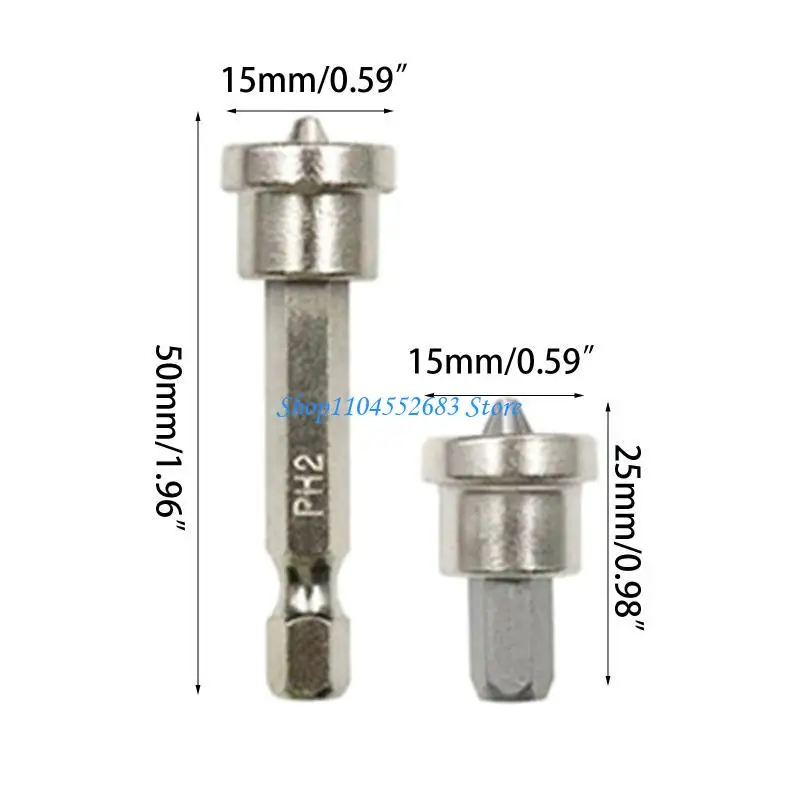 Y6GD 5/6/10 Pcs Positioning Screwdriver Bits Woodworking Screw Shank