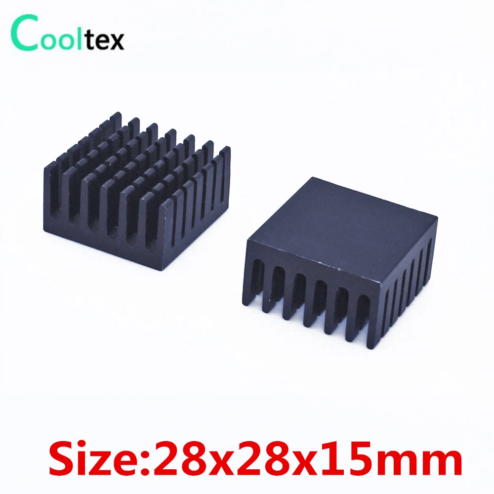 

20pcs/lot 28x28x15mm Aluminum HeatSink Heat Sink radiator for electronic Chip COOLER cooling