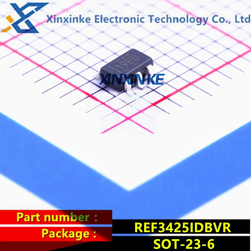 REF3425IDBVR SOT-23-6 19ED Voaltge References Low-Drift LowPowr Sm Footprint Volt Ref Power Management ICs Brand New Original