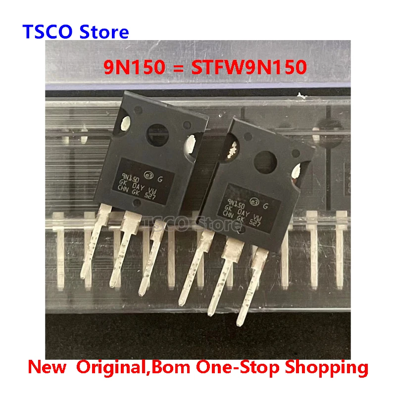 

9N150 STW9N150 (10 Piece/LOT) New Origiail MOSFET N-CH 1500V 8A