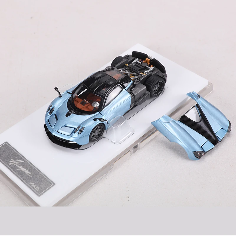 HKM 1:64 Huayra Diecast سبيكة نموذج سيارة يمكن فتح الباب والغطاء #2
