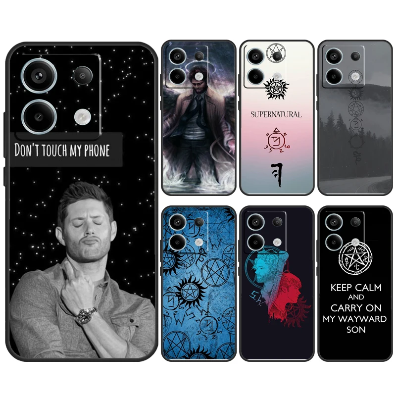 Supernatural Symbol Case For Xiaomi Redmi Note 13 12 11 10 9 8 Pro 12S 11S 10S 9S 10A 9C 10C 12C 13C Back Cover