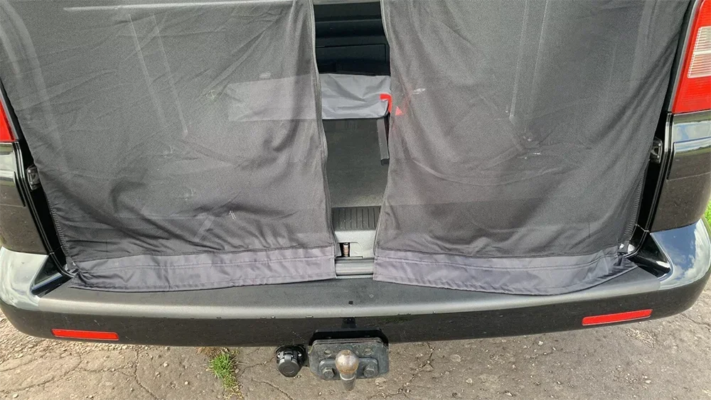 1PC Magnetic Insect Mosquito Fly Screen Net Tailgate Barn Door for RV VW T5 T6 Motorhome Caravan Camper Van - RV Accessories