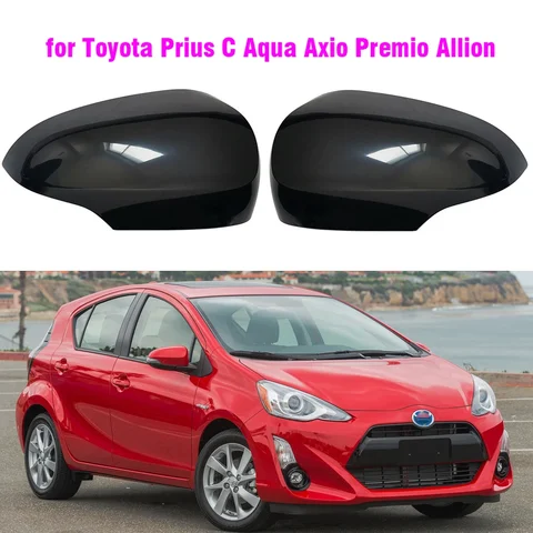 Крышка бокового зеркала заднего вида на боковую дверь автомобиля для Toyota Prius C Aqua Axio Premio Allion 2012 2013 2014-2018, Стайлинг автозапчастей