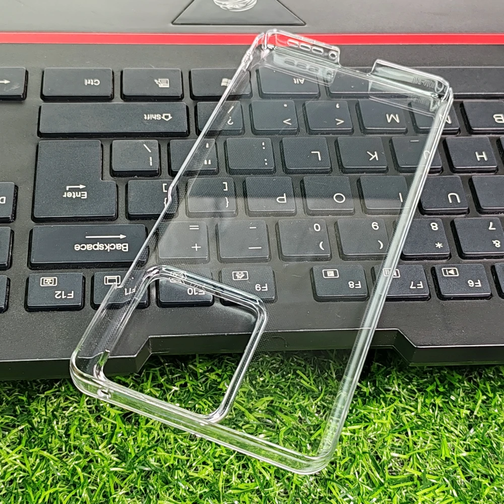 For Motorola E32 4G E32S Edge 40 Neo Case Crystal Hard PC Full Cover Clear Camera Protect Back Shell