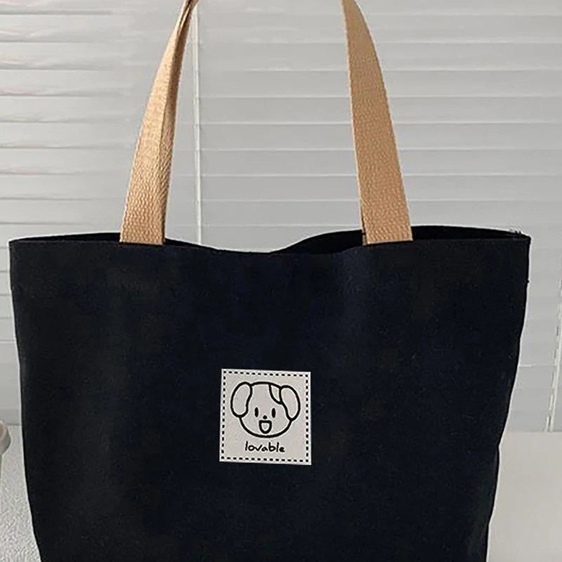 Bolsa de lona para mulheres, lancheira fofa, piquenique Food Bag, bolsa de viagem, nova moda