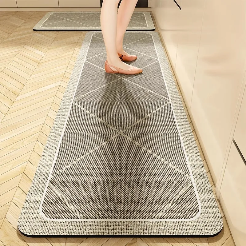 

Kitchen Carpet Waterproof Floor Mat PVC Leather Non-slip Rug Long Carpets Home Decoration Rugs alfombra de cocina