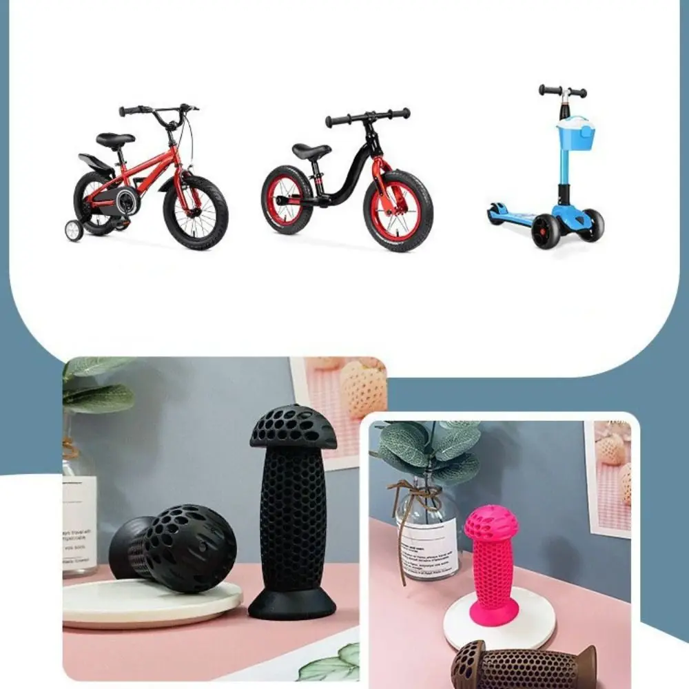 1Pair Colorful Blue Red Rubber Grip Child Children Kids 7 Colors Anti-skid Handlebar Bike Bicycle Grip