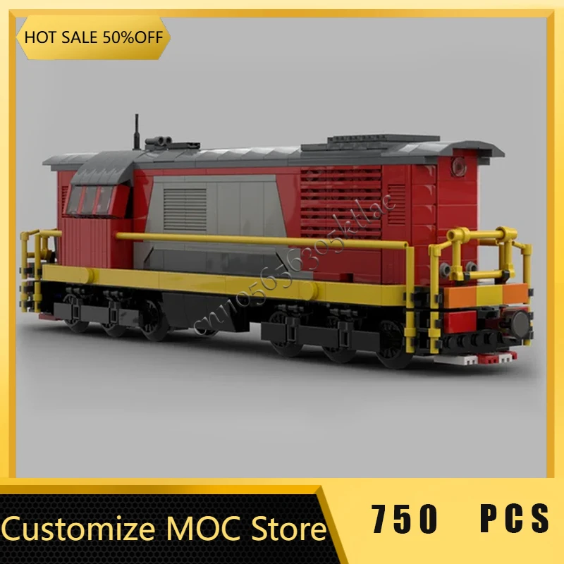 750 قطعة حار بيع MOC الديزل قاطرة نموذج وحدات لتقوم بها بنفسك اللبنات الاطفال الجمعية عرض اللعب مهرجان مفاجأة الهدايا #2