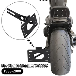 Side Fender Eliminator Side Mount License Plate Holder Side License Plate Holder For Honda Shadow VT 600 C 1988-2000 1998 1999