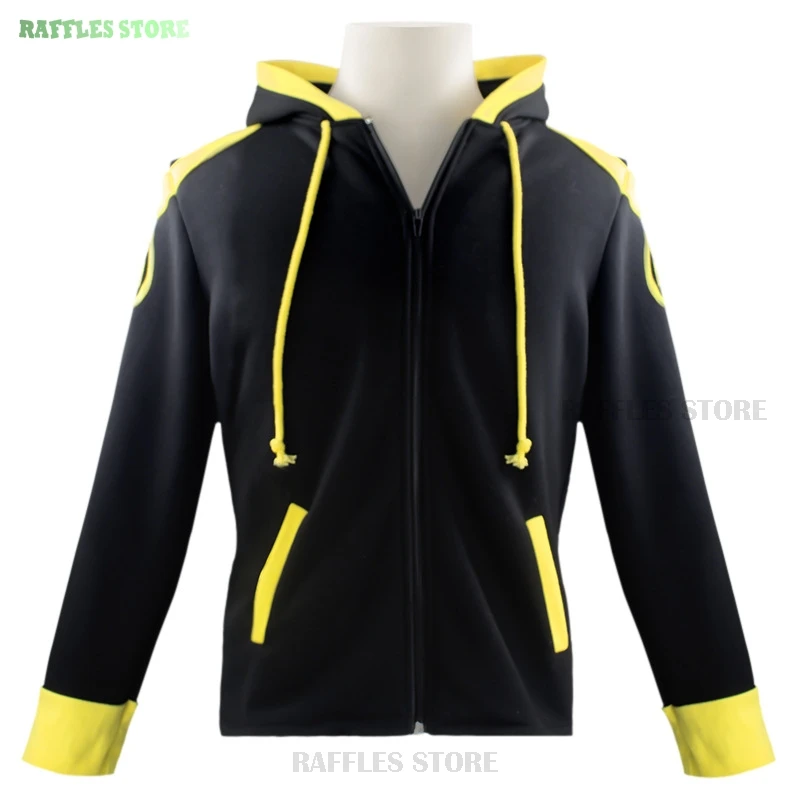 Mystic Messenger 707 Cosplay Anime Game MM Costume Wig Hooded Coat T-shirt Uniform Halloween Party Men Women Role Play Outfits