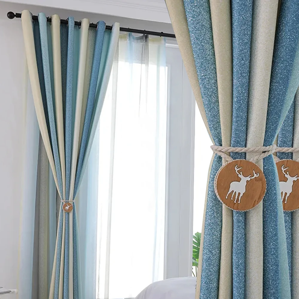 1pc Modern simplicity For bedroom For living room  Printed curtains