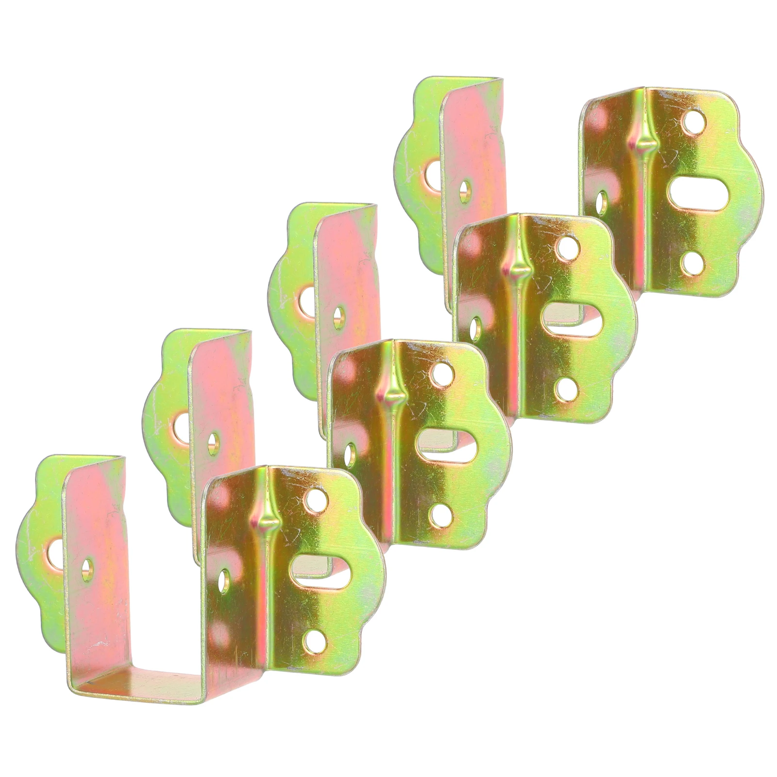 

4Pcs Thickened Bed Rail Brackets Heavy Duty Metal Bed Frame Hardware Connectors for Headboard Furniture Sturdy Hinge Fasteners