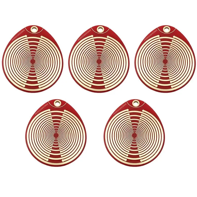 L70A 5pcs Gold-Plated MWO Pendant Lakhovsky Disc Pendant Necklace Fashion Jewerly Disk Unisex Charms Pendant Disk Not Rope
