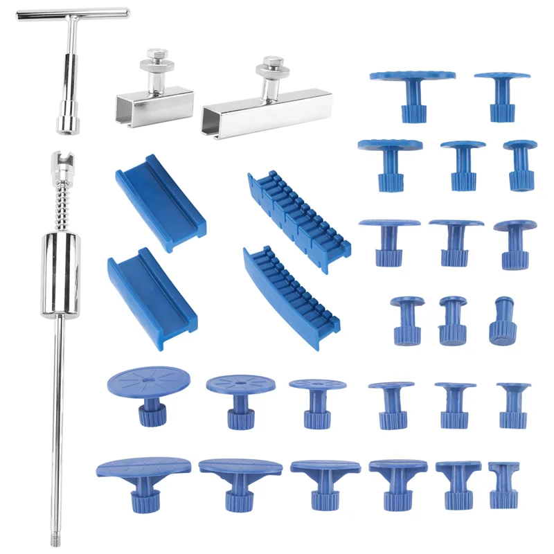 【Prix Goutte! !】Kit d'outils de débosselage sans peinture pour voiture, extracteur de bosses de voiture, outil de débosselage en tôle, outil de débosselage de voiture