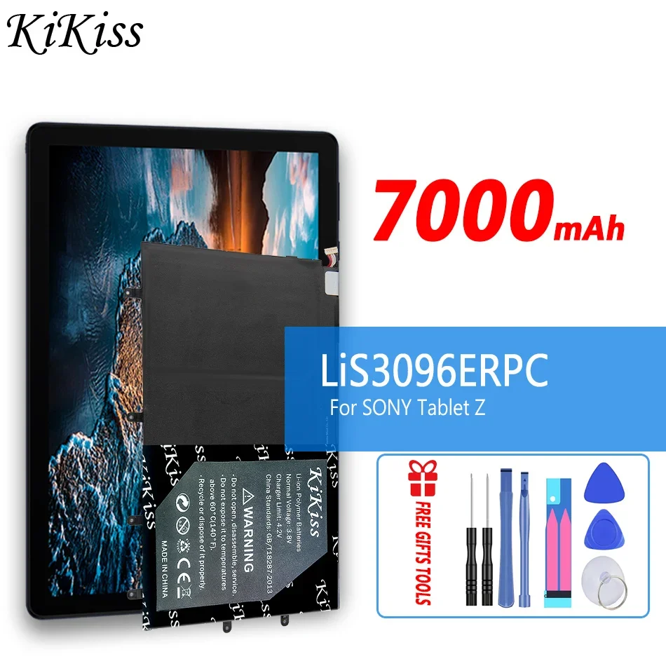 

KiKiss High Capacity Battery lis3096erpc 7000mAh For SONY Tablet Z SGP311 SGP312 SGP341Tablet Batteries