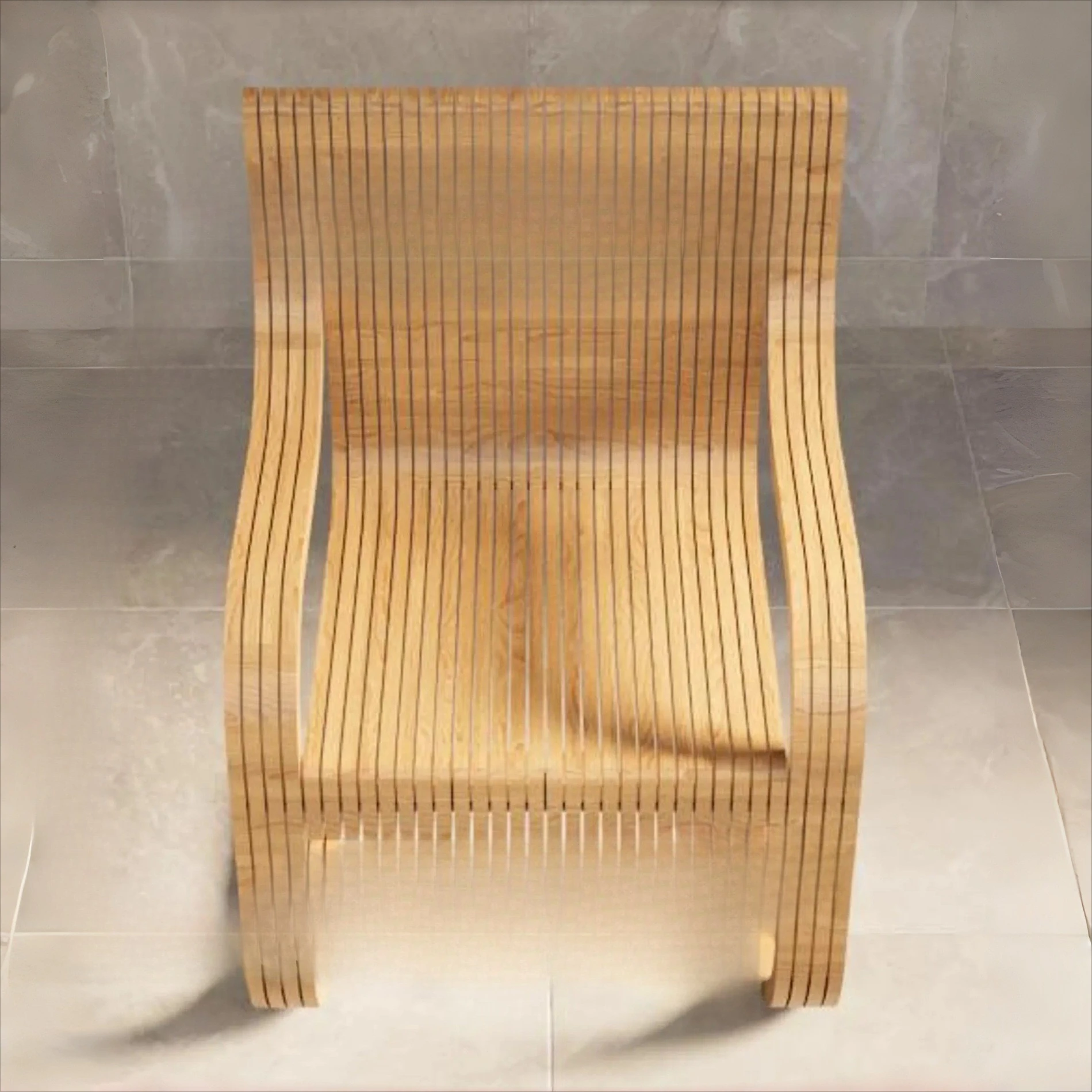 Safe and non-toxic, homestay characteristic slicing leisure chair, living room lobby exhibition hall art slicing chair