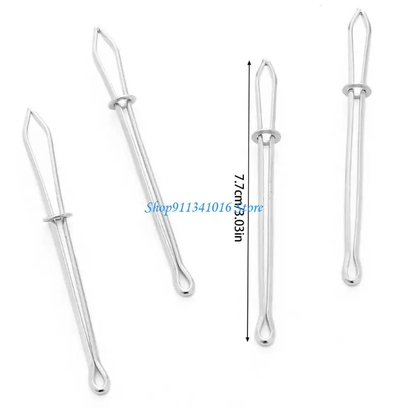 Pinzette per infilare il cordoncino Clip per infilare corda a inserimento rapido e semplice per felpe con cappuccio