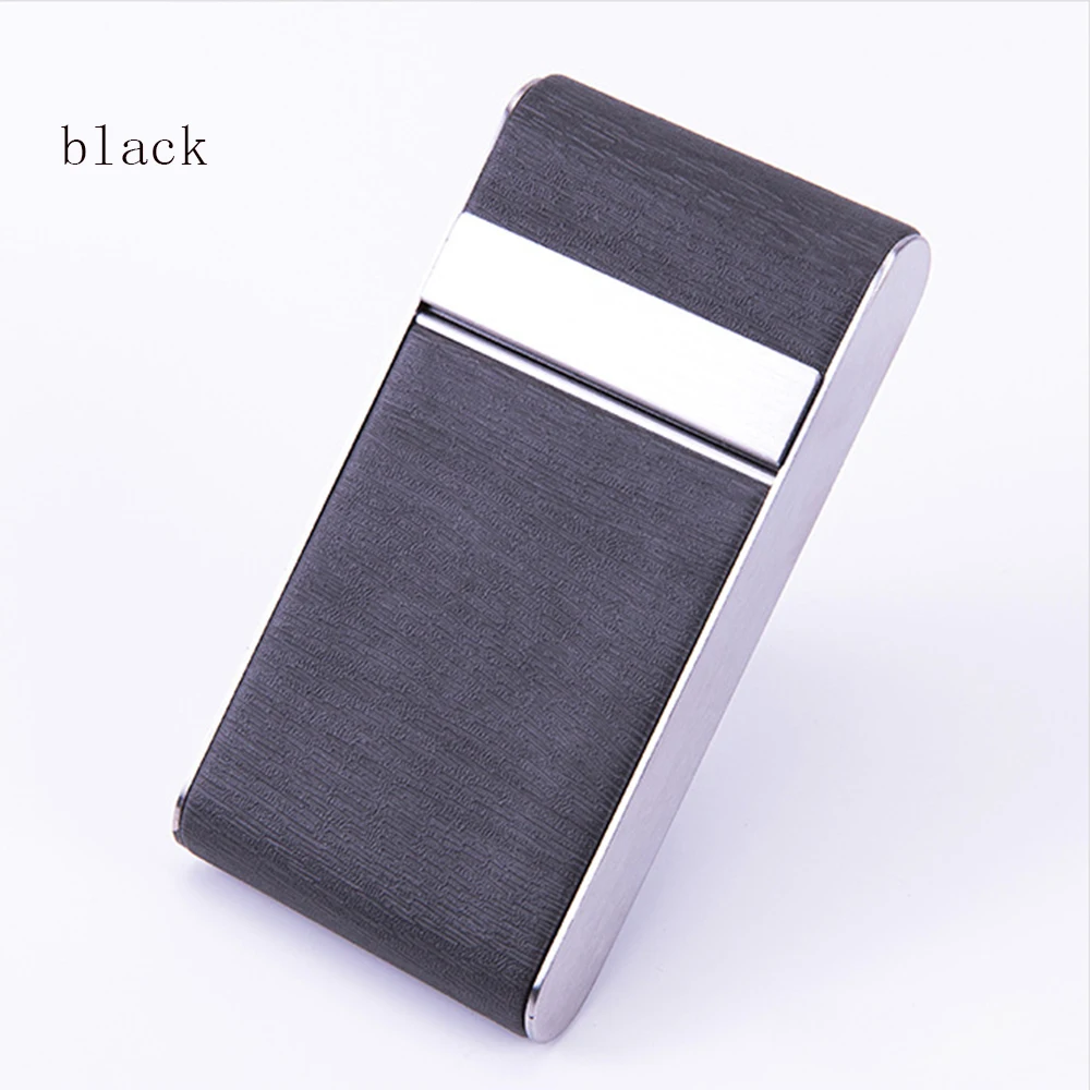 CHANCHAN Box Metal Cigarette Case Bulk Box 20 Sticks Ladies Men\'s Side Flip Solid Cigarette Case Tobacco Accessories