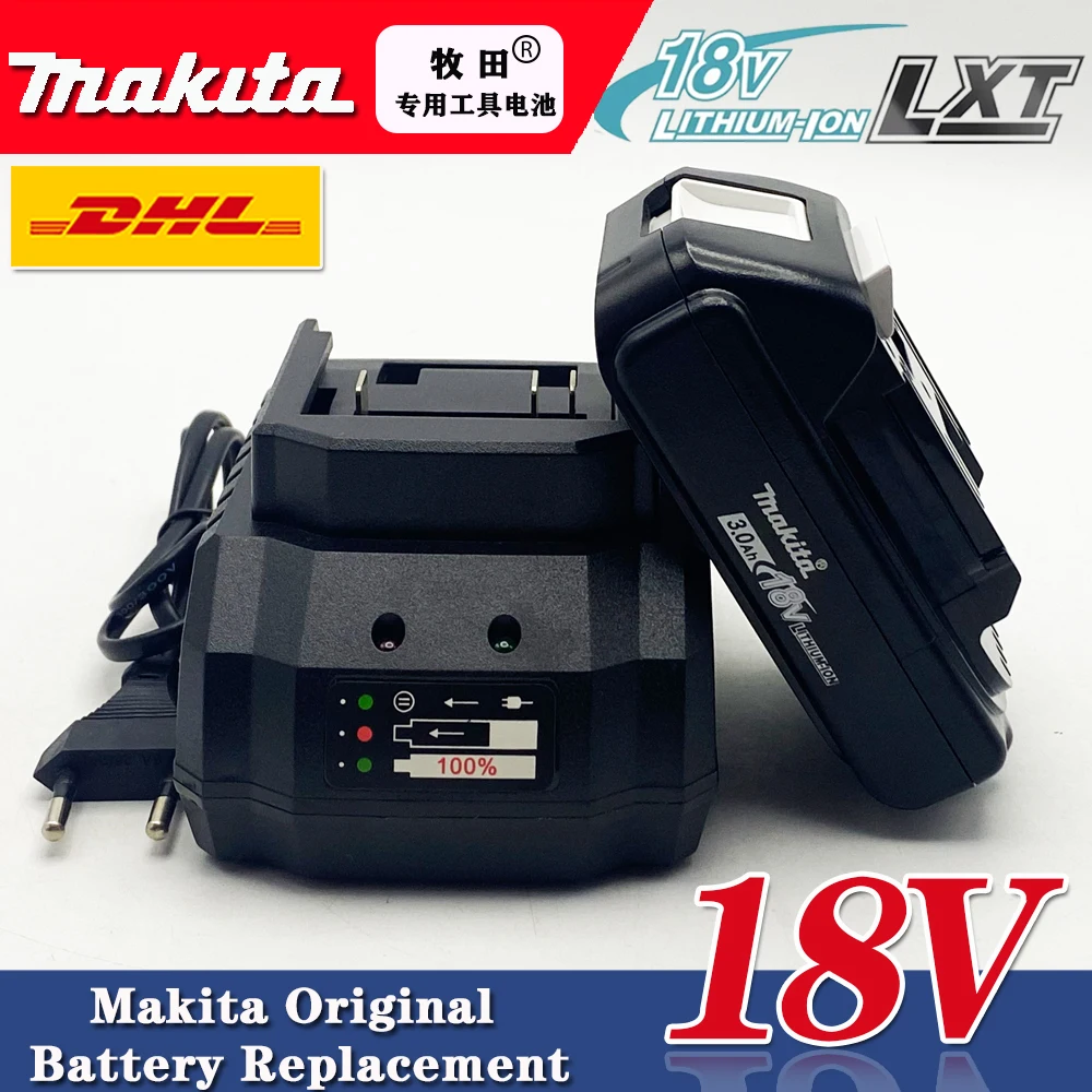 

100% Original Makita Rechargeable Power Tool Battery 18V, Replaceable LED Lithium-ion,18V LXT BL1860B BL1860BL1850 BL1830