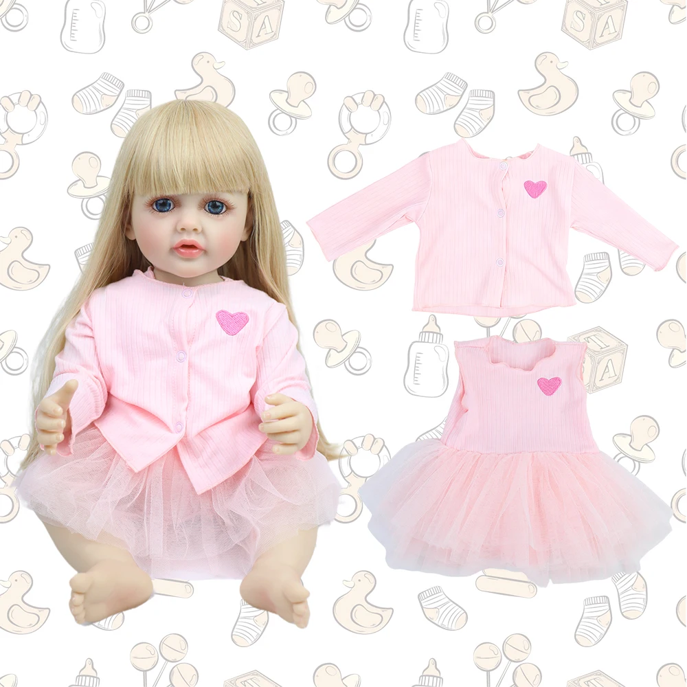 New Doll Clothes Suits Fit for 48-50CM Baby Doll 18-20inch Reborn Baby Doll Clothes Accessories Clothes Suit for Generation Doll