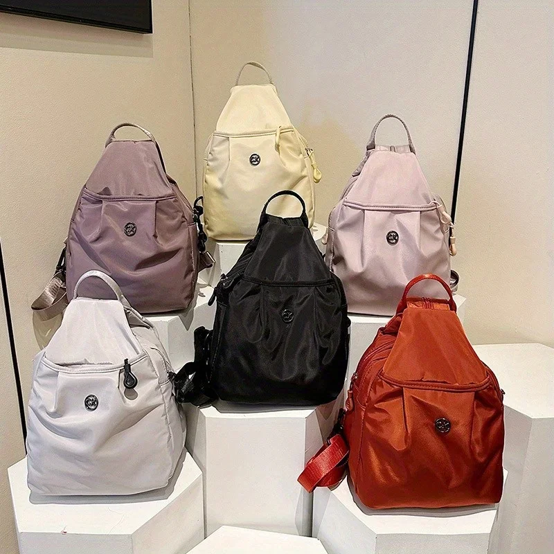 حقيبة ظهر يومية أنيقة وواسعة ومتينة للنساء