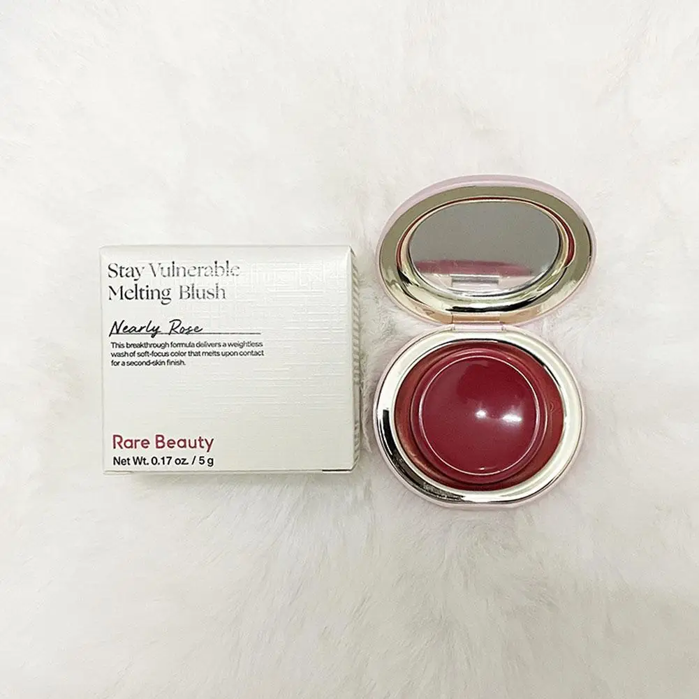 بودرة أحمر الخدود الناعمة المضيئة من روز بيوتي، ملمع شفاه مقاوم للماء، مرطب ناعم، مظهر طبيعي للوجه #5