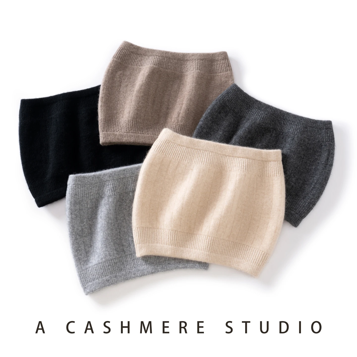 Thickened 100% Pure Cashmere Waist Protector Unisex Warm Knitted Woolen Line Winter Autumn Cold Prevention Belt Area Protection