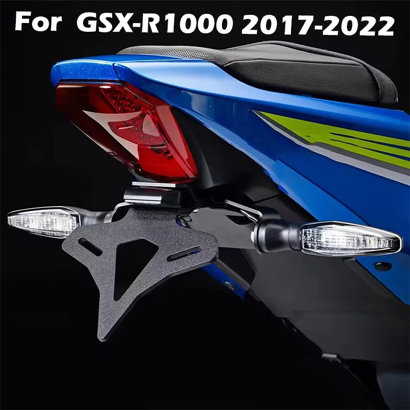 

For Suzuki GSX-R1000 GSXR1000 2017-2022 NEW Motorcycle Rear Short Tail Stock Tidy License Plate Holder Tailstock Bracket Kit