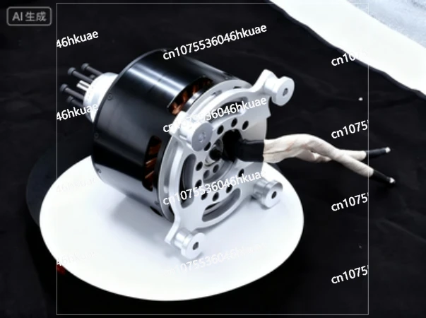 للطائرات X12090 متعددة الدوار 40 كجم محرك تيار مستمر عالي التوتر بدون فرشاة 7.5 كيلو وات قوة مطلية مناسبة