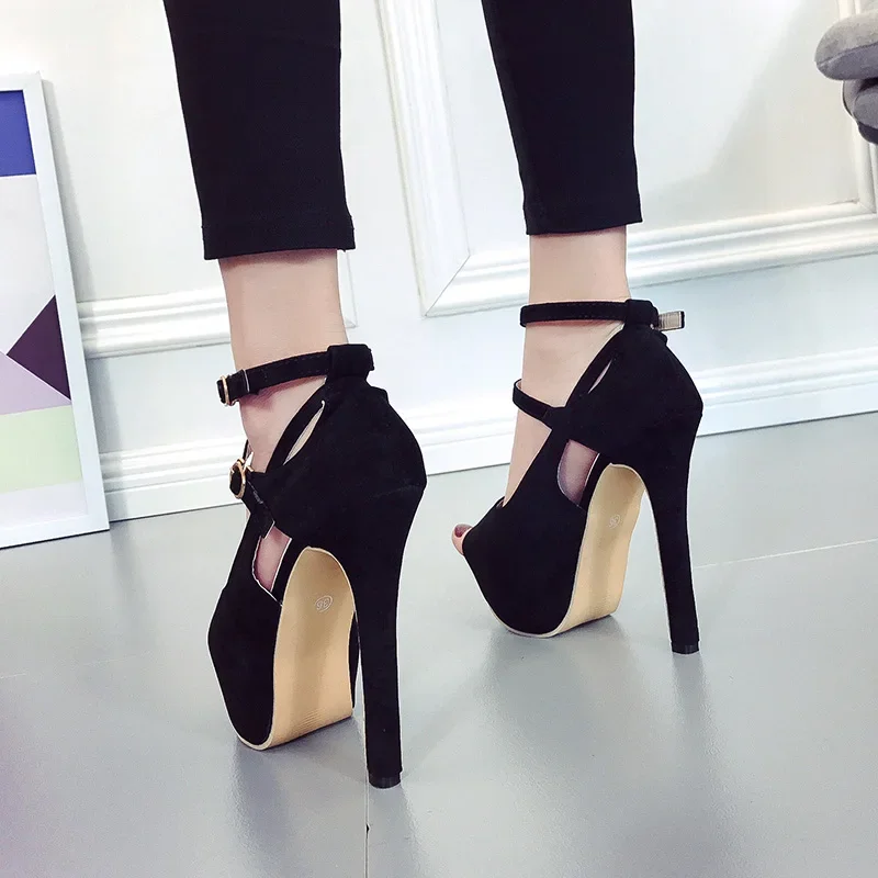 2024 New Sexy Women High Heels Spring High-heeled Shoes Wedding Platform Fashion Women\'s Shoes Pumps Heels Sandals 817-31VE