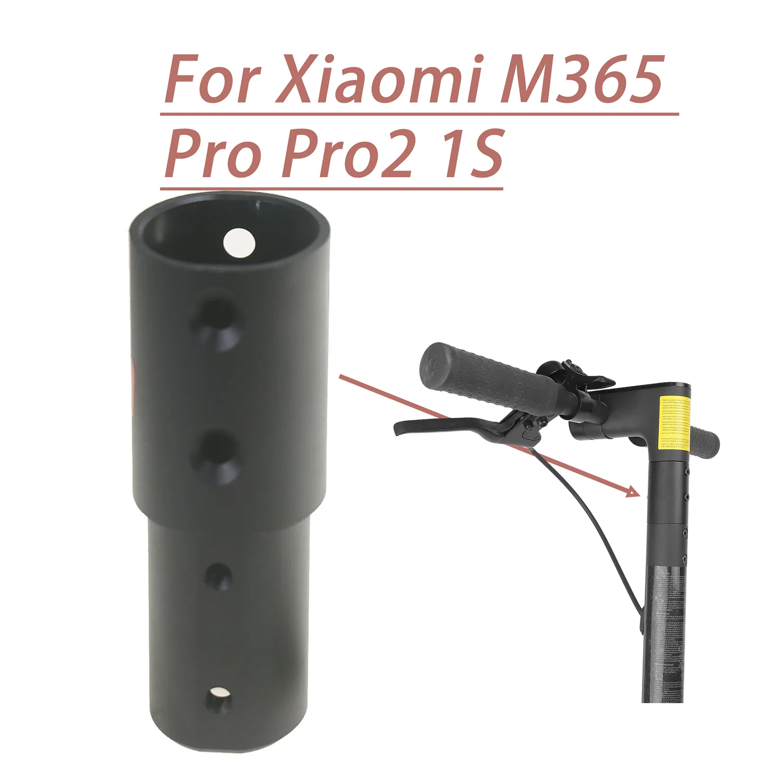 

Aluminum Height Increaser Extension Rod for Xiaomi M365 Pro Pro2 1S Electric Scooter Black Height Increaser Beam Rod